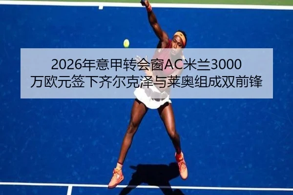 2026年意甲转会窗AC米兰3000万欧元签下齐尔克泽与莱奥组成双前锋